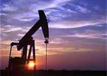 Oil Rig sunset