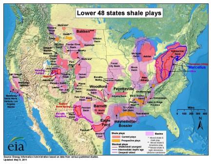USA Oil & Gas Map